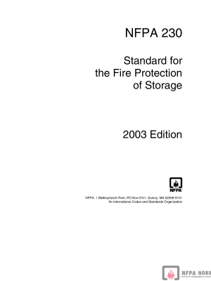 NFPA 230 PDF NFPA 230 PDF